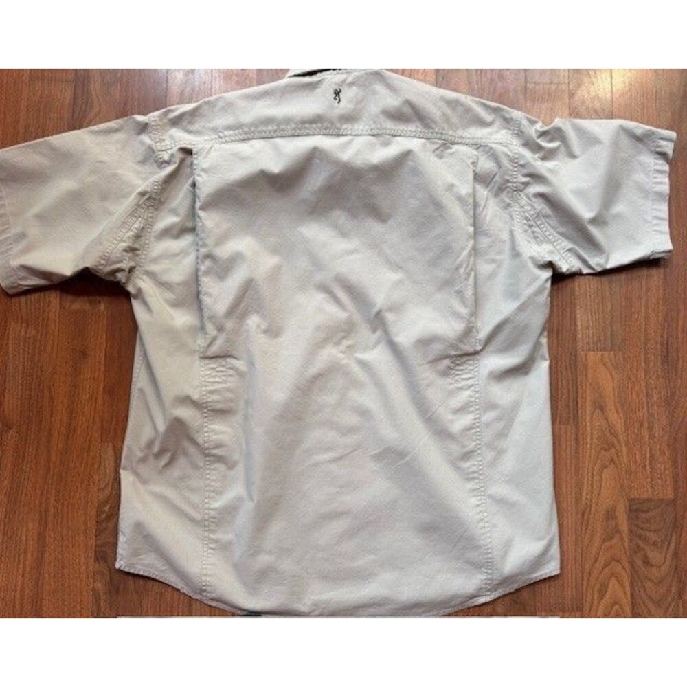 Browning Super Naturals Men's Hunting Shooting Snaps Shirt XL‎ Short Sleeve - Picture 10 of 16